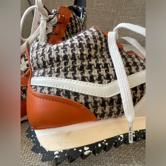 RAG & BONE Retro Hiking Houndstooth Sneaker (7.5) - Picture 8 of 11